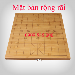 Bàn cờ gỗ trúc loại gấp khổ lớn 